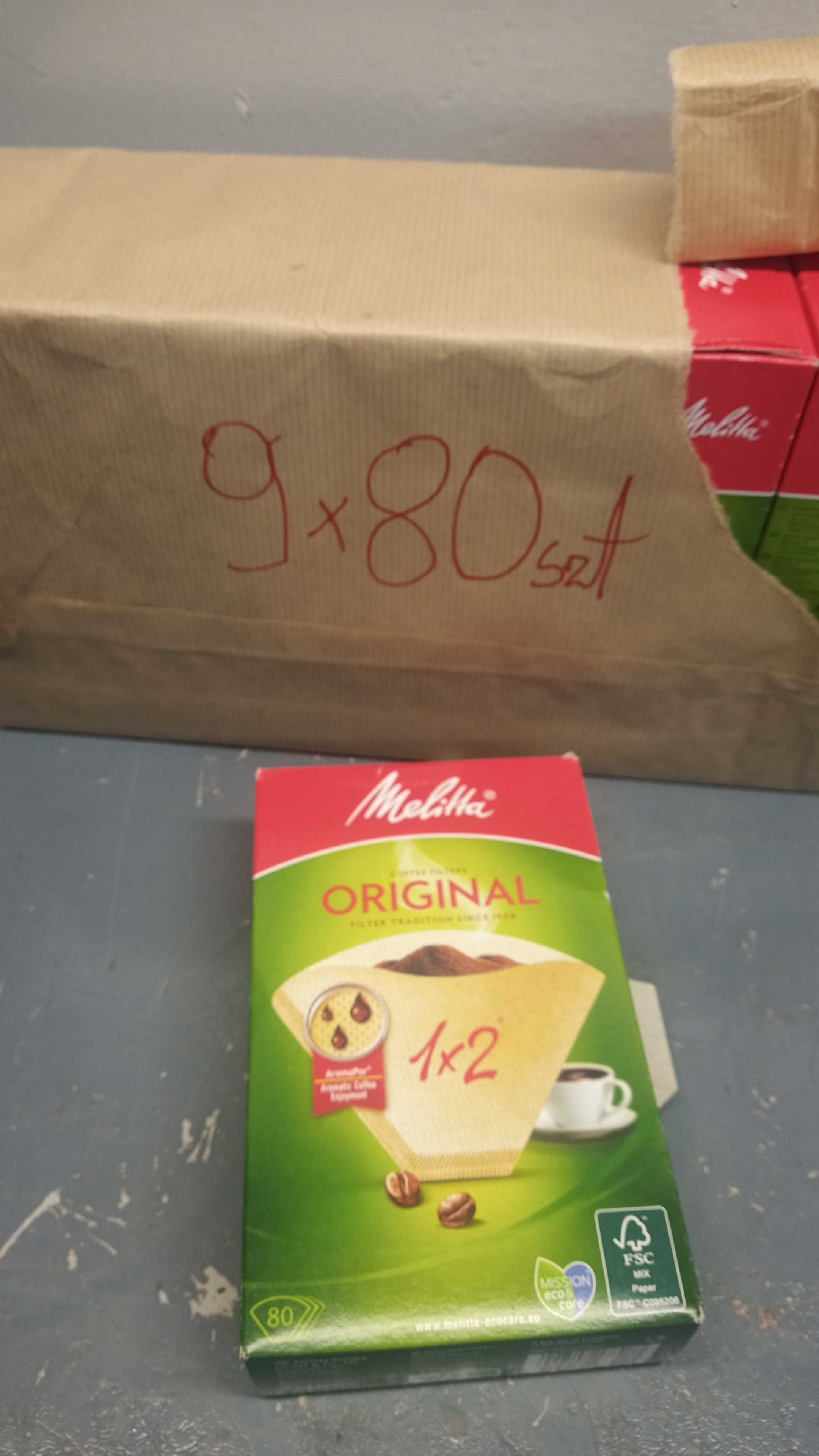 Melitta Original filtr do kawy Jednorazowy Brązowy 80 szt.