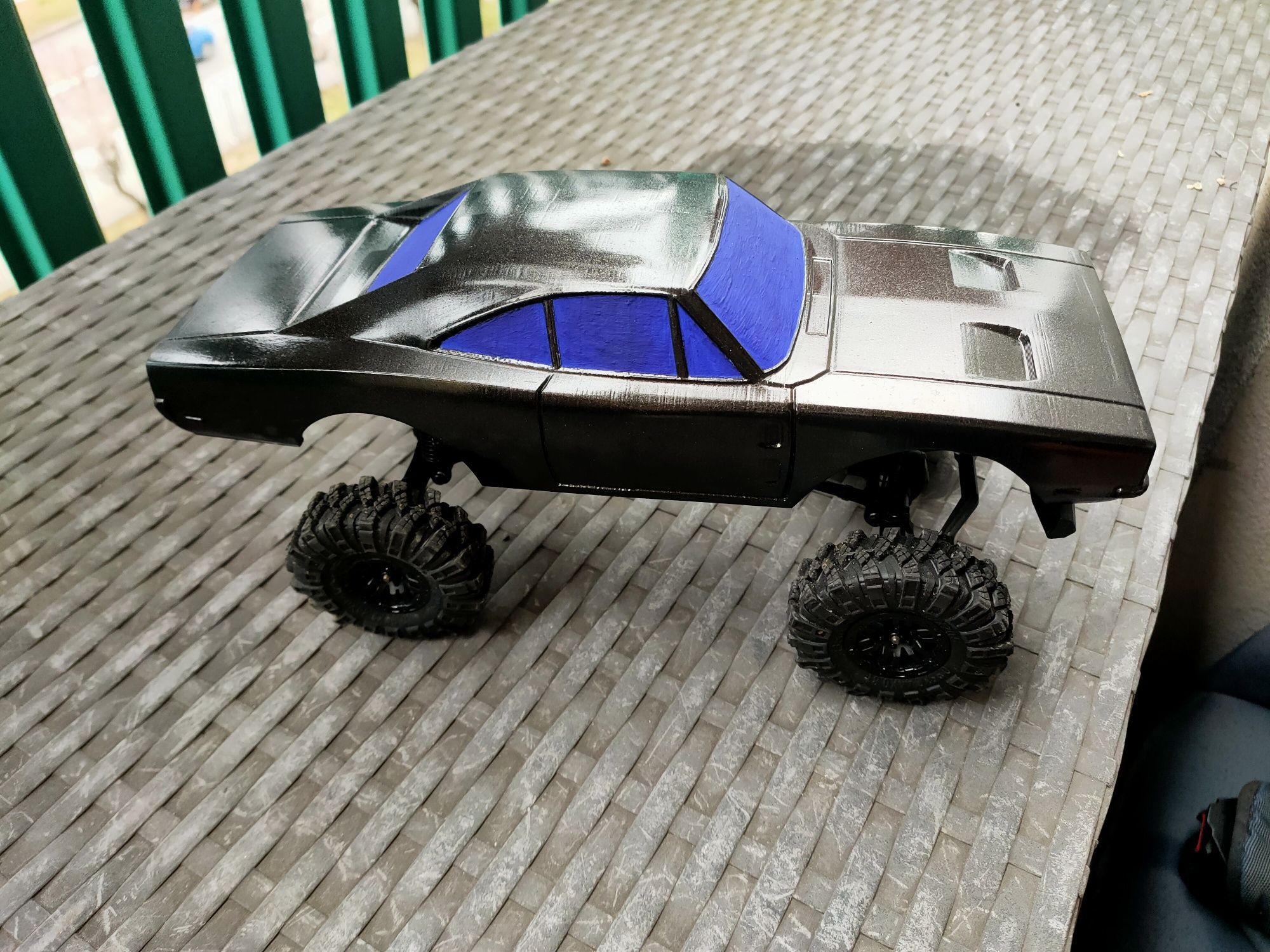 Traxxas TRX4M nadwozie '69 Charger lakier 3dprint