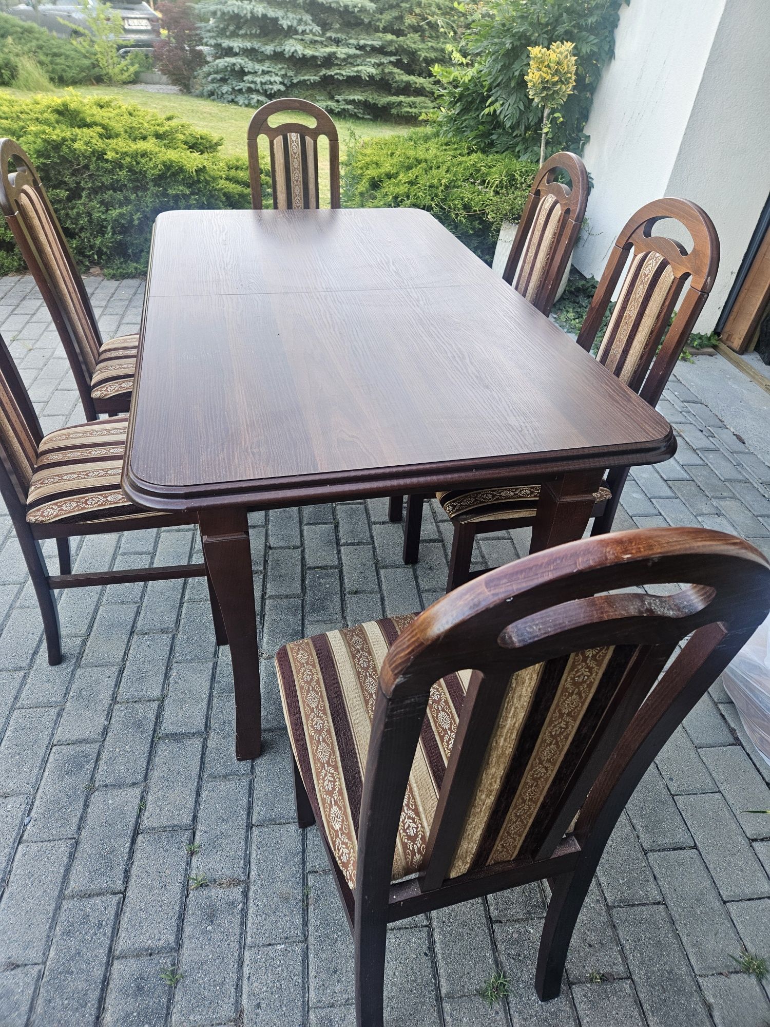 Stol plus 8 krzesel