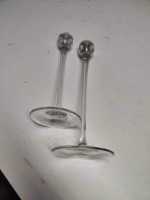 Castiçais IKEA em vidro