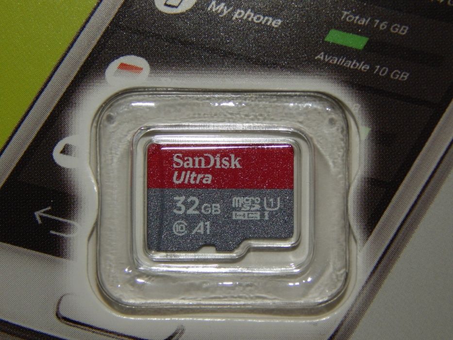Карта памяти MicroSD SanDisk UHS-I 32 GB Class 10 A1