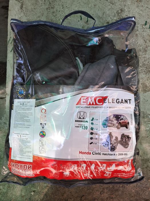 Чехлы Екокожа Honda Civic 5d 2008 Б/У