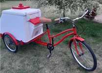 Rower do lodów Riksza mobilna gastronomia pomysł na biznes