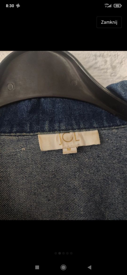 Klasyczna kurtka jeansowa katana z przetarciami JCL M