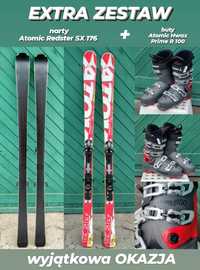 Zestaw Narty Atomic Redster SX 176 + buty Atomic Hwax Prime R 100 43,5