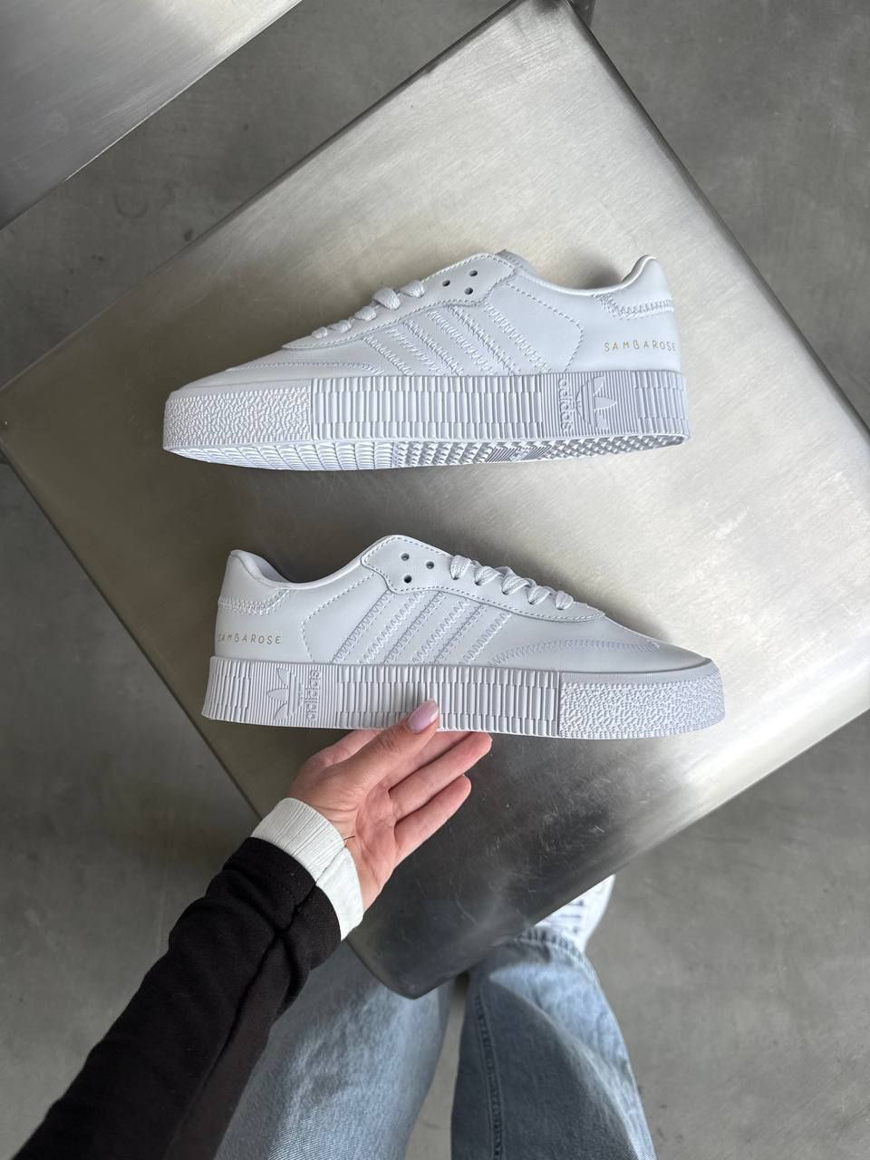 Adidas Samba White (36-45) Новые Кросовки самба белые