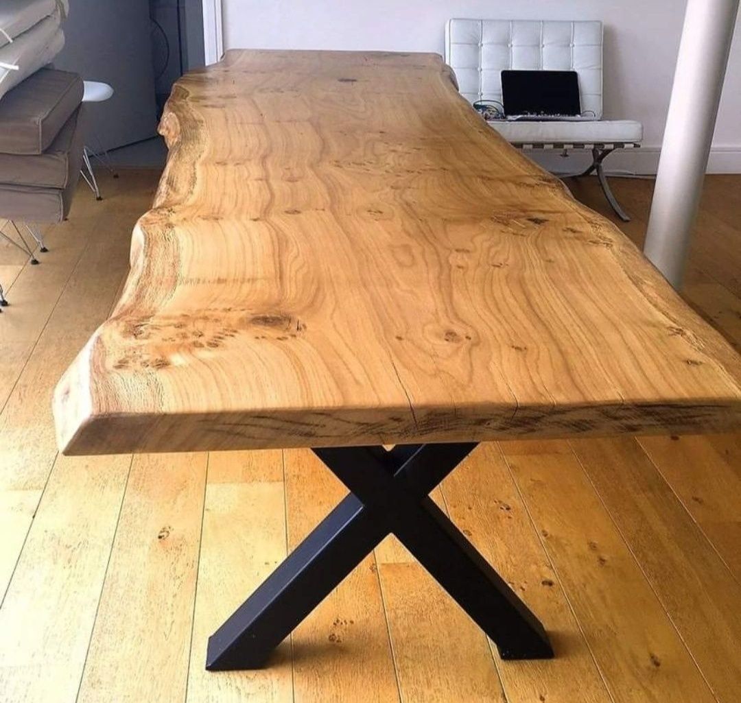 Mesa jantar madeira maciça rústica