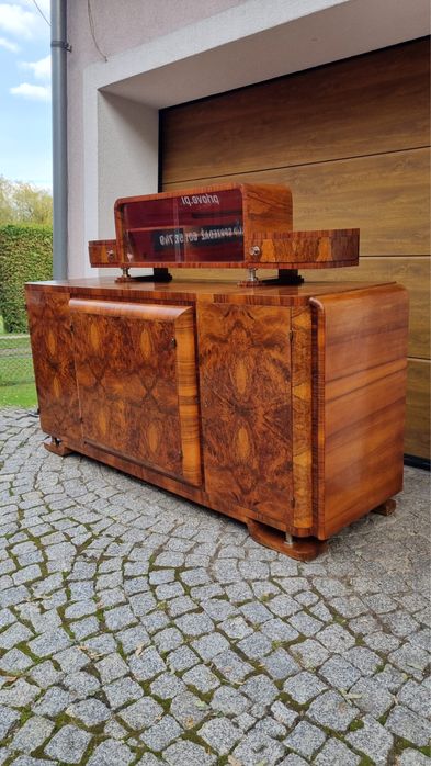 Bufet Orzechowy Art Déco Lata 30te XXw Kraków Design