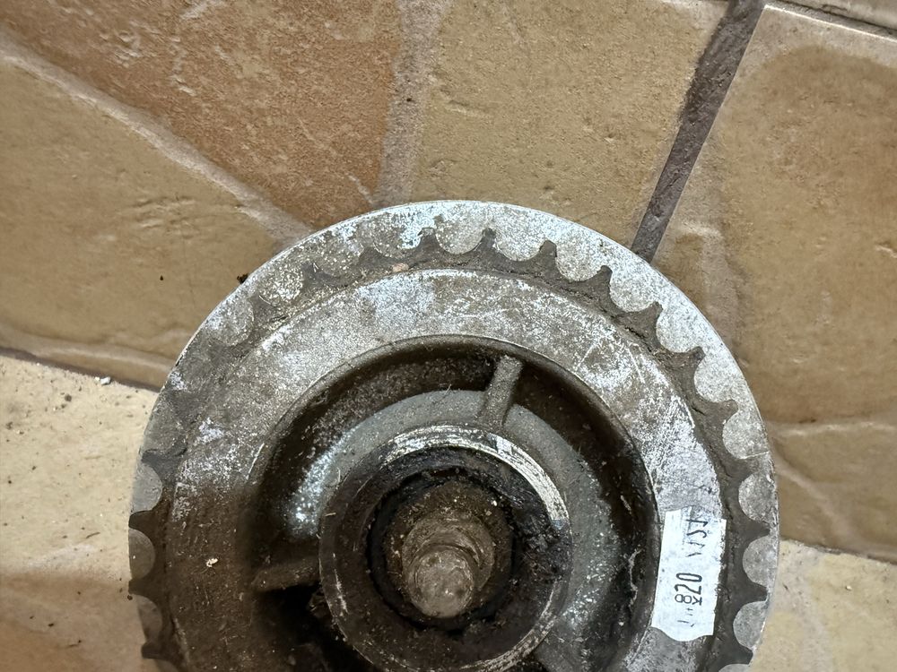 Zębatka tył z ośką Simson SR50 komplet wysyłka
