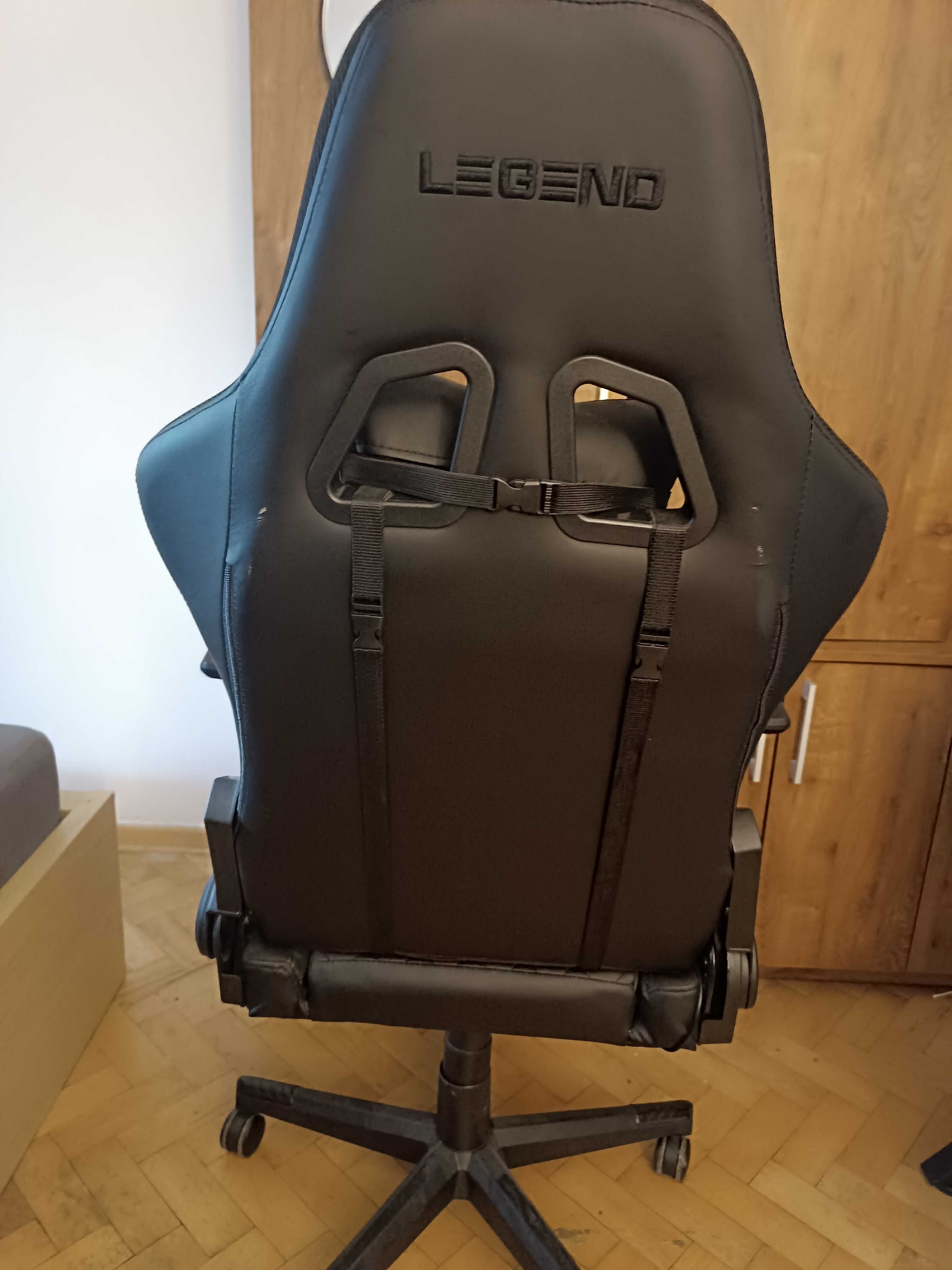 Krzesło czarne gamingowe LEGEND