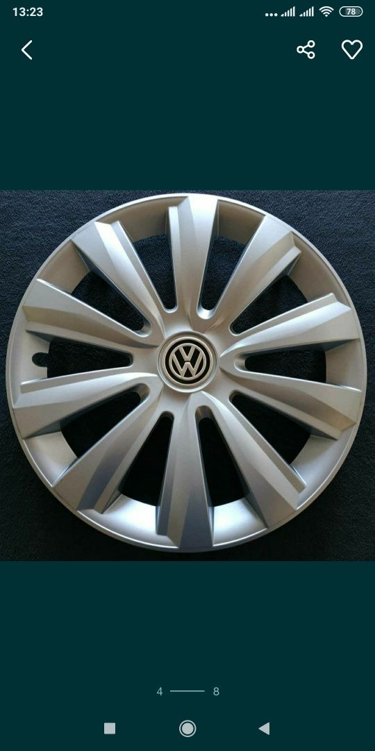 Колпаки Ковпаки Фольксваген Volkswagen r16 радиус есть размеры
