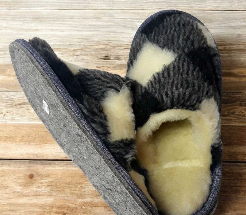 Тапочки з овчини 36-46 / Гурт і розд домашнє взуття тапки,  всувки