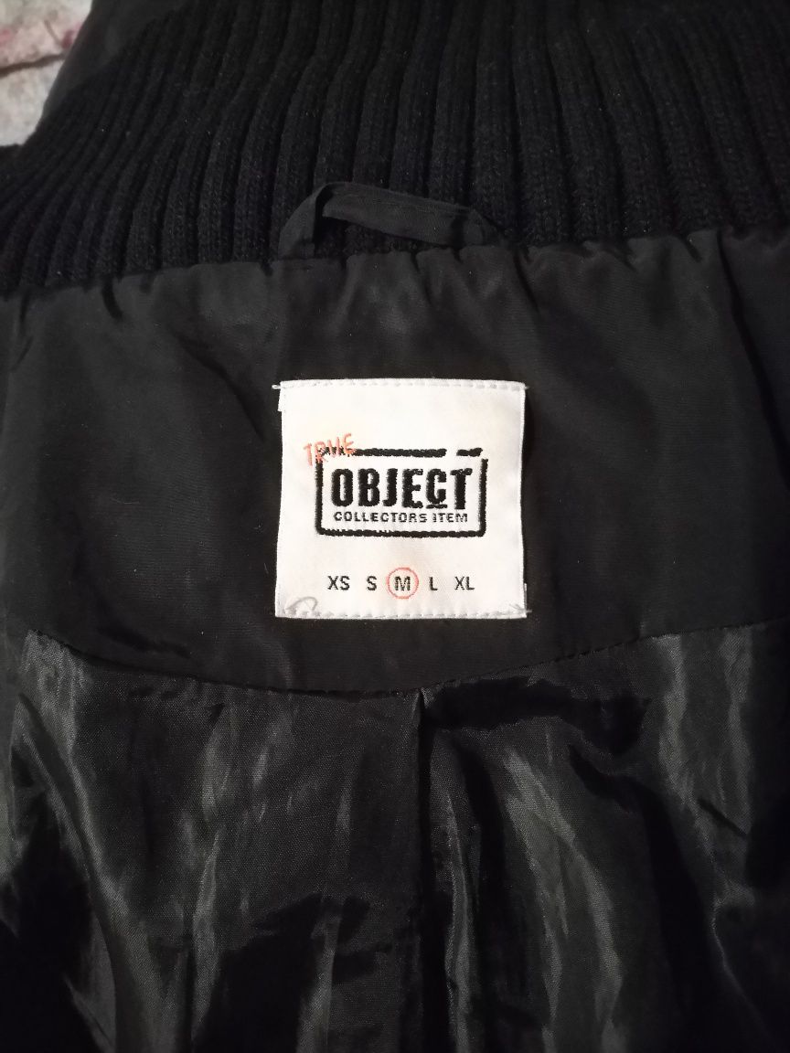 Распродаю! Брендовый черный пуховик пальто куртка Object Дания 46-48