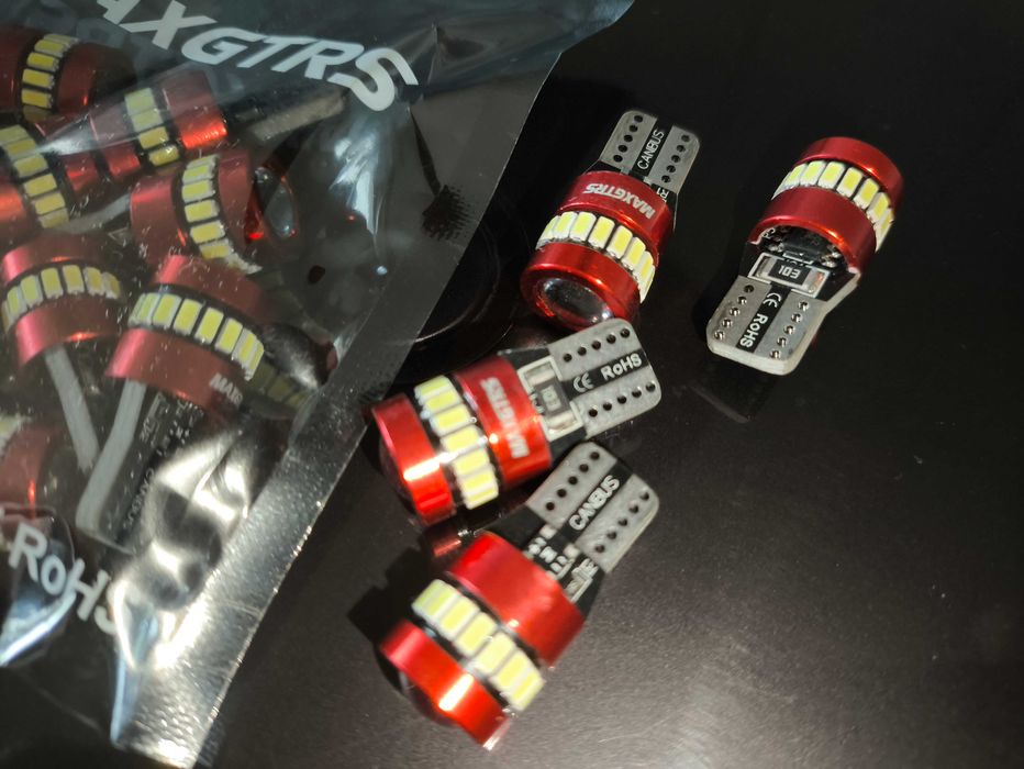 2xDioda żarówka Led W5W T10 stroboskop strobe flash white auto tuning