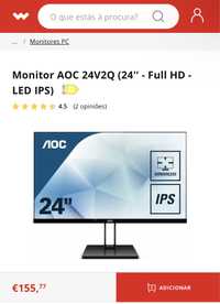Monitor AOC 24V2Q (24'', Full HD, LED IPS)