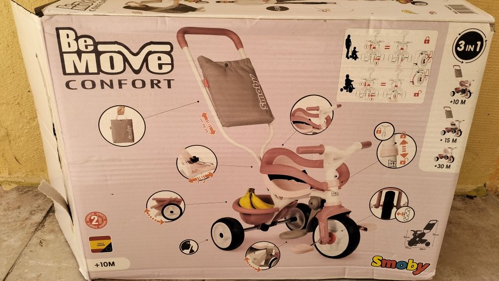 Triciclo menina 3 fasea