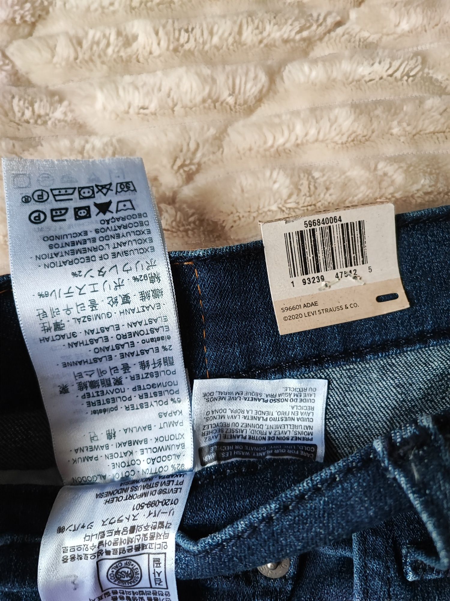 Джинси левіс jeans Levi's оригінал W36xL38 великий розмір та довжина