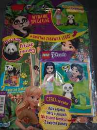 Lego Friends gazetka z saszetką Emma plus małą panda