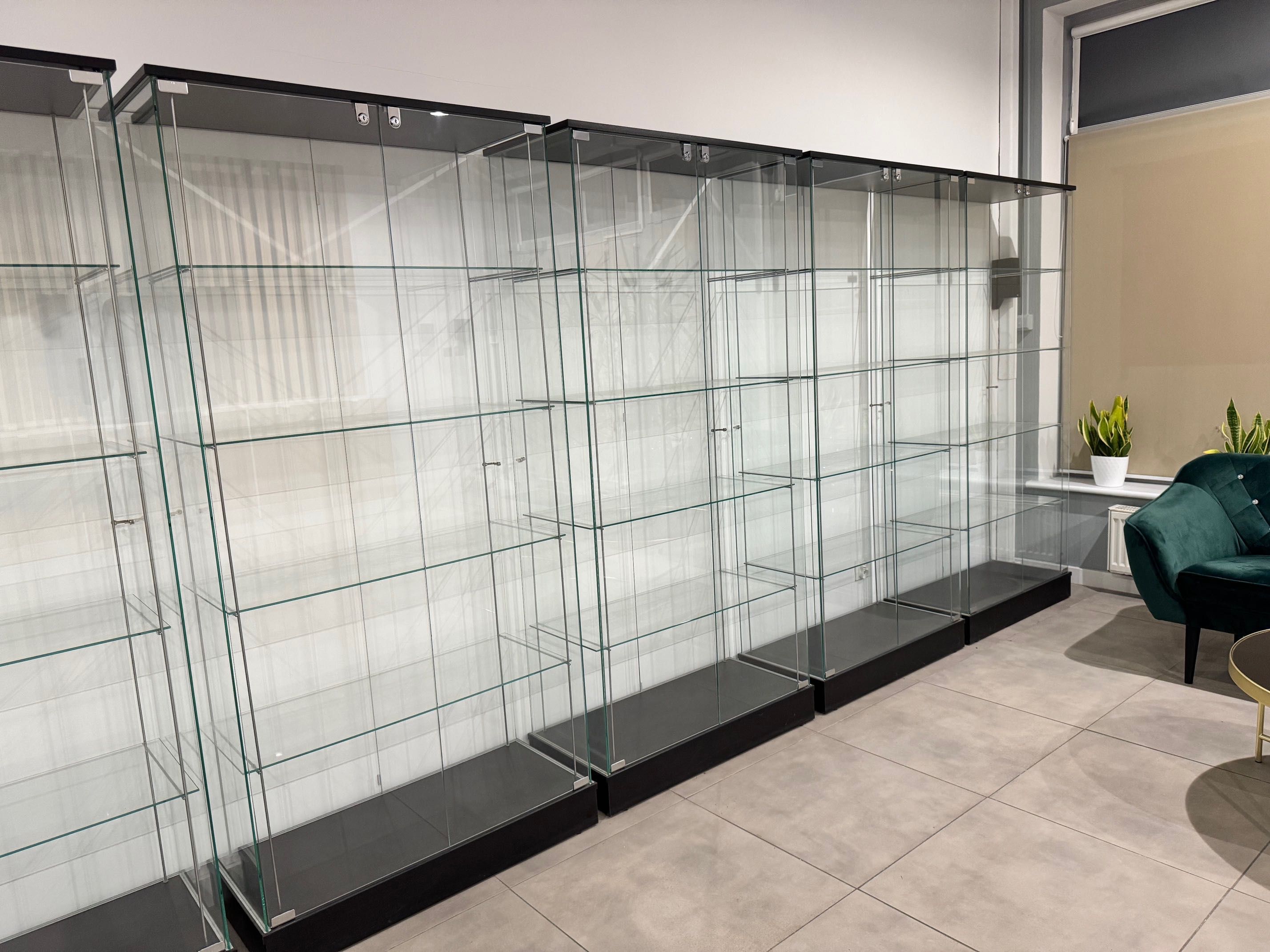 5x Gablota Szklana Sklepowa ALBO POLO PO1 90x41x190cm