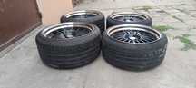 5x120 19" 3tlg Nowe ranty radinox!E60 E34 E31 E24 Super stan z Oponami