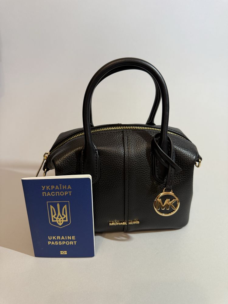 Сумка оригинал! Michael Kors Hyde Small Pebbled Leather Satchel