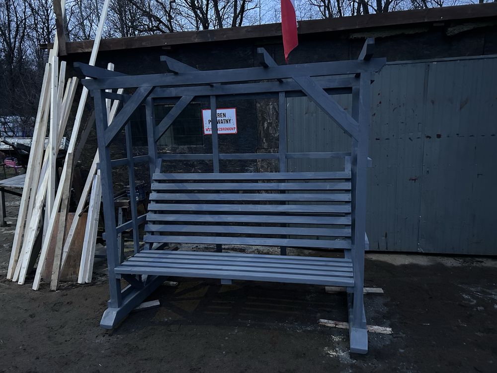 Huśtawki Zestawy mebli ogrodowych krzesła ławki stoły  piaskownice