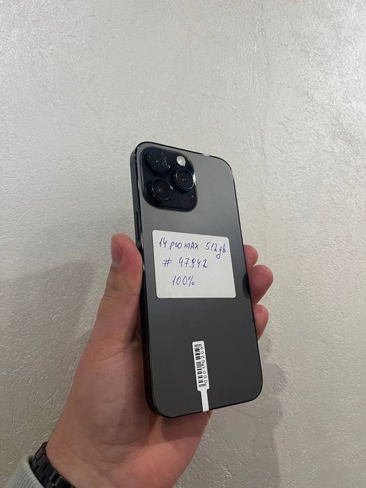 Apple iphone 14 pro max 512gb black  100% магазин Айлавфон
