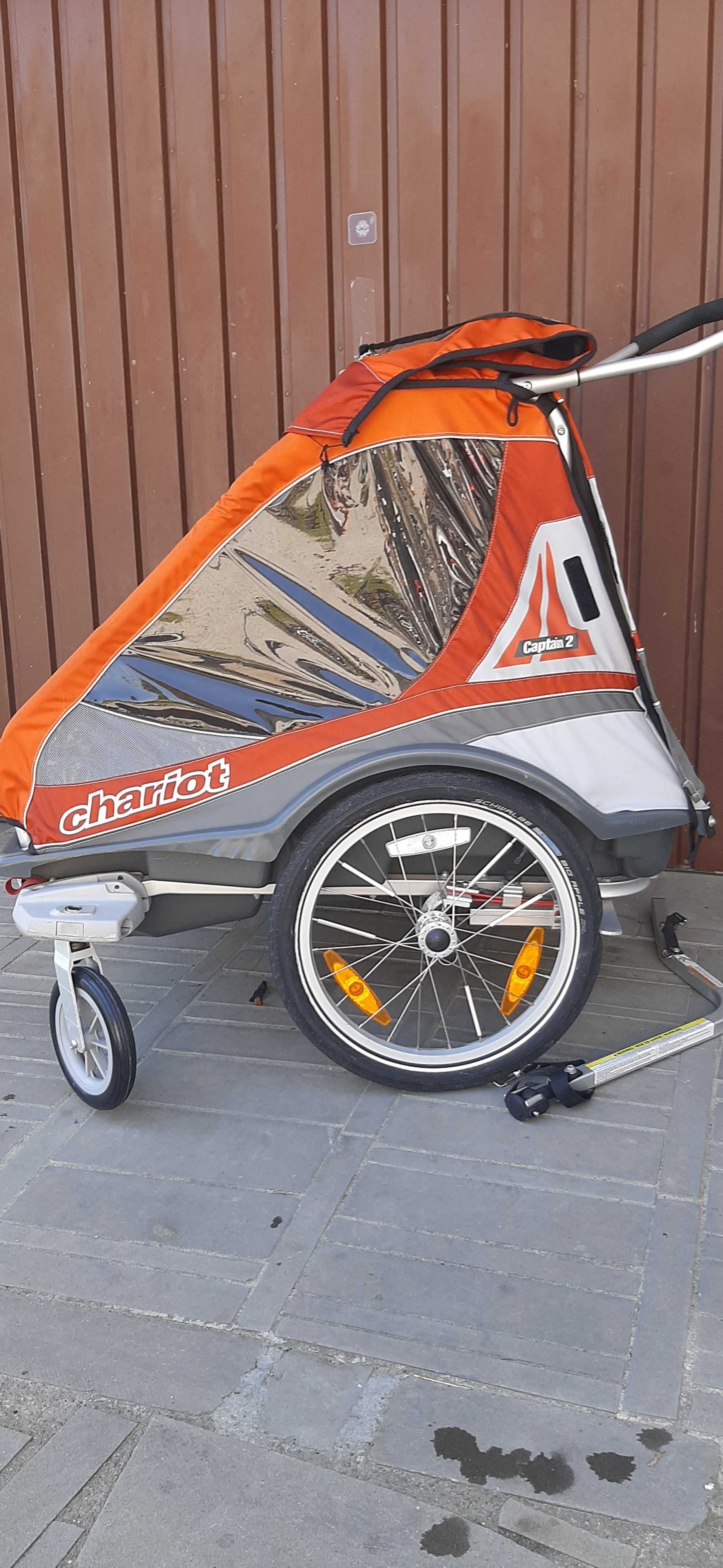Thule Chariot Captain przyczepka rowerowa stan BDB 2w1