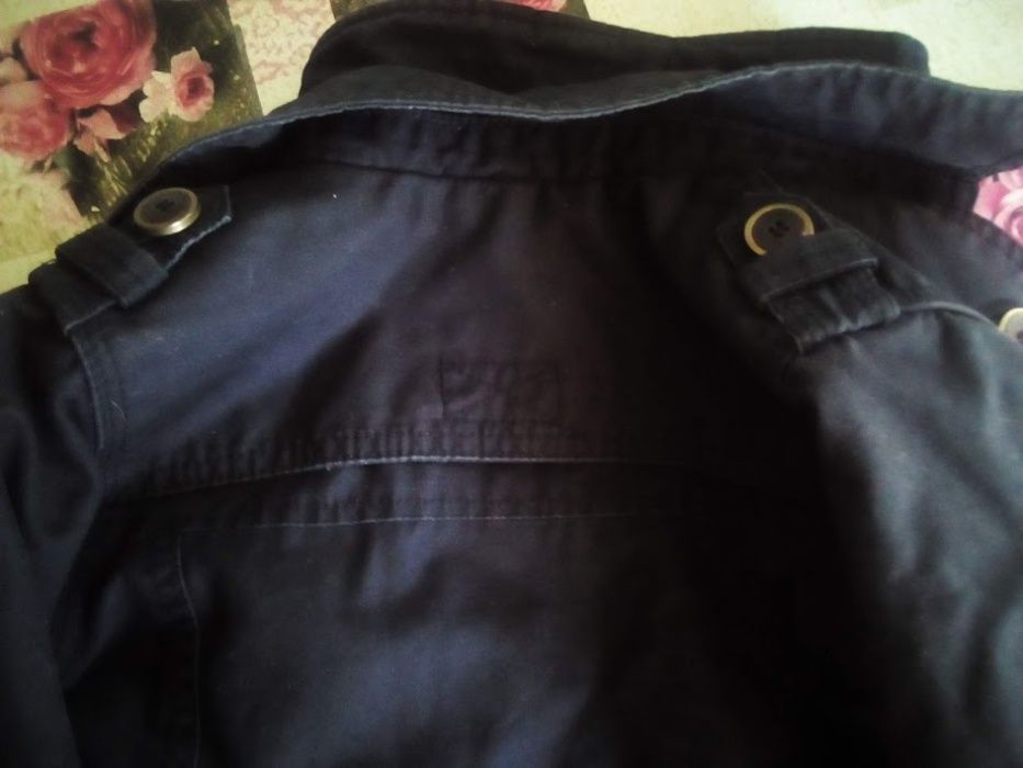 Blusão preto de criança em Polyester tam:18/24meses