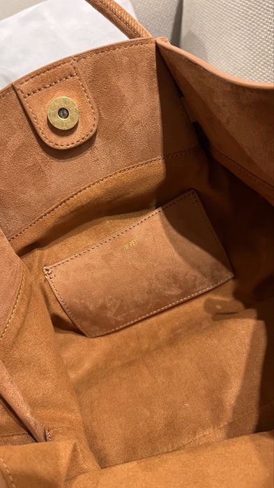 Оригінал Сумка тоут tote bag jw pei hana medium коричневий колір замша