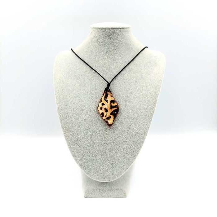 Naszyjnik styl boho vintage lata 90 ceramiczny ceramika dla niej niego