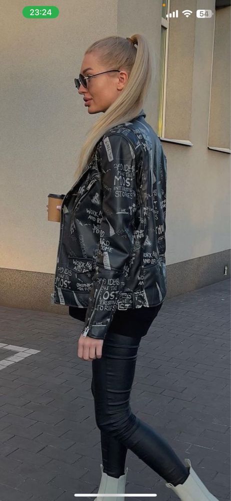 Кожана Куртка Zara