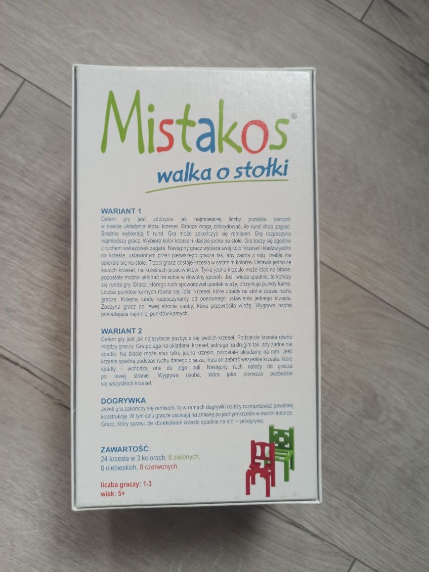 Mistakos gra walka o stołki