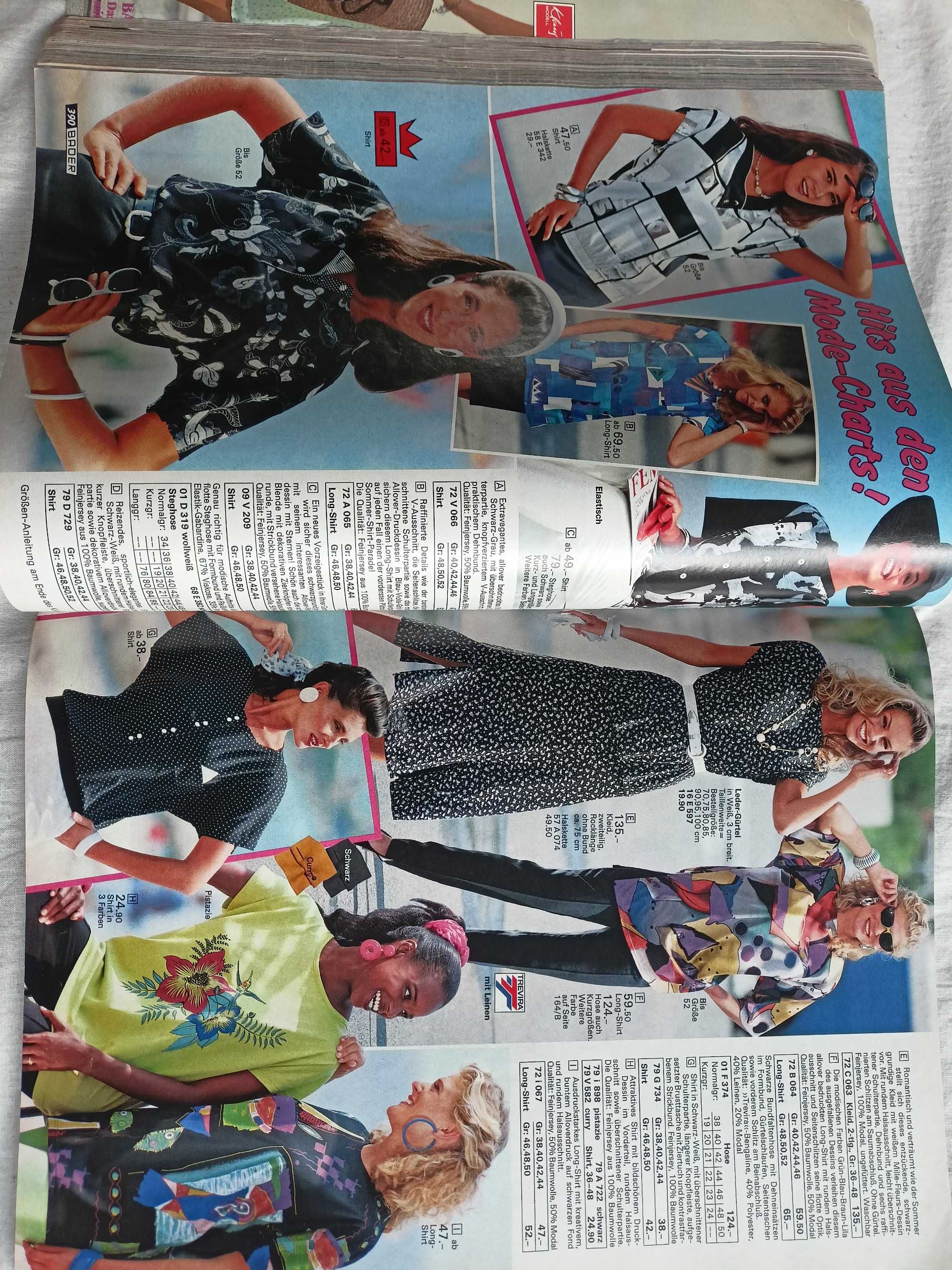 Sprzedam niemiecki katalog mody z lat 90 tych