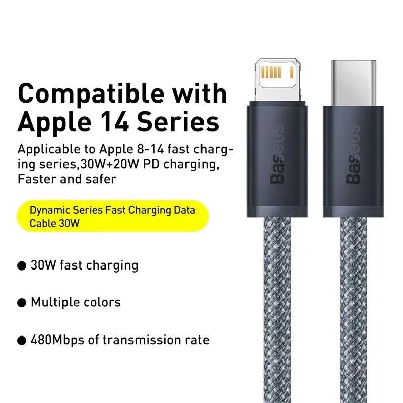 Kabel Baseus USB Type-C Apple Lightning 100 CM( iPhone,iPad,AirPods)