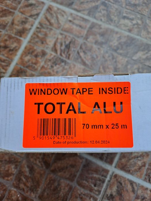 Taśma aluminiowa do ciepłego montażu okien i drzwi - wewnętrzna