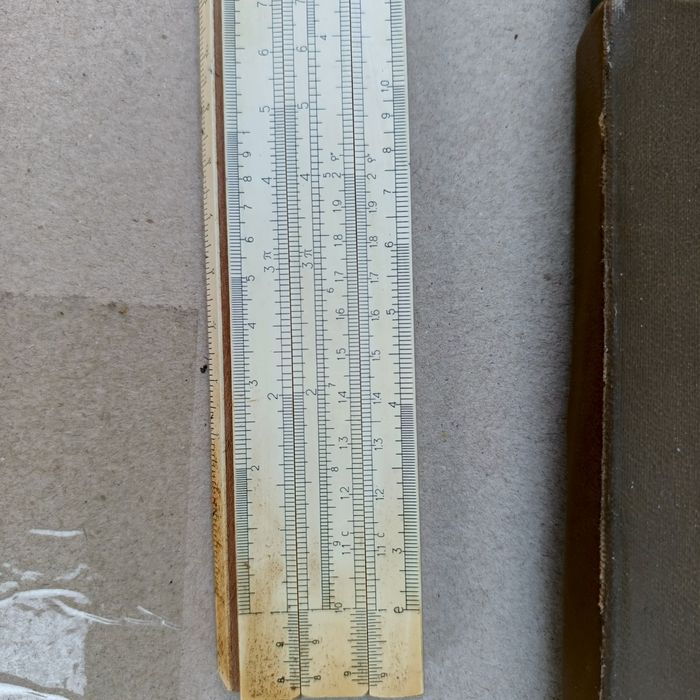 Логарифмическая линейка 1973г