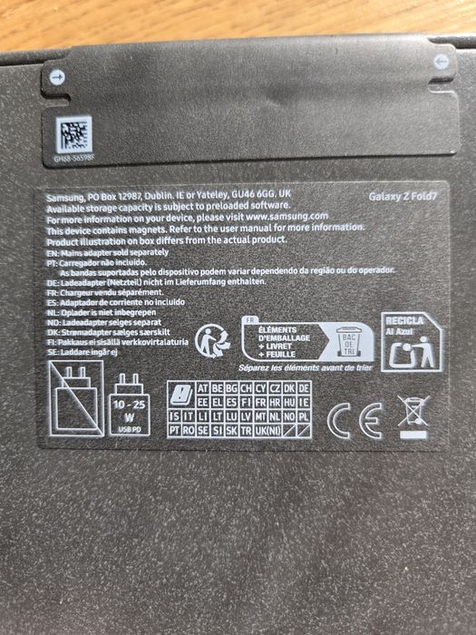 Z Fold 7  Preto 512 GB( Novo ; Embalado )