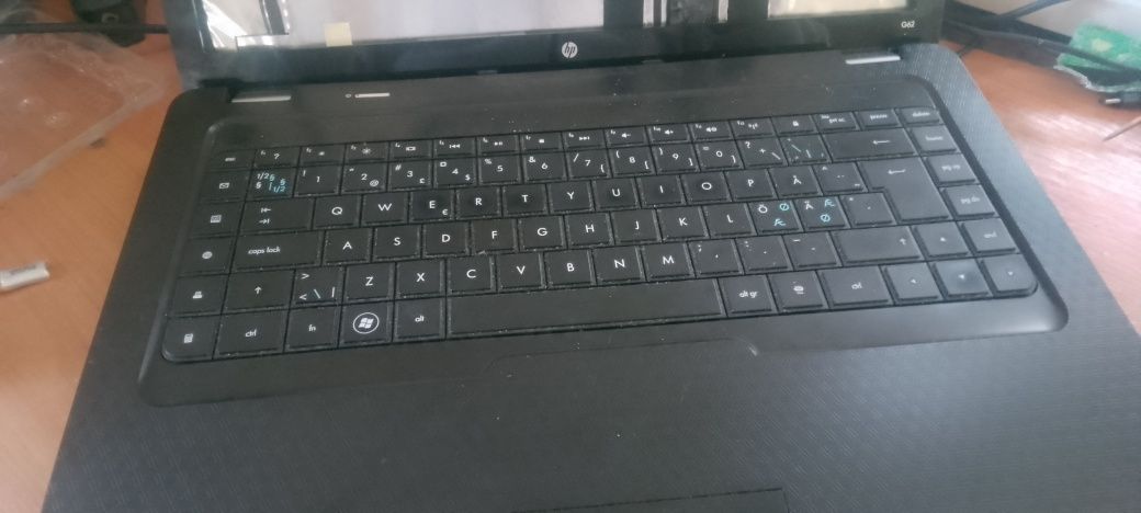 На запчастини ноутбук HP g62