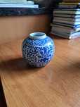 Jarra decorativa azul
