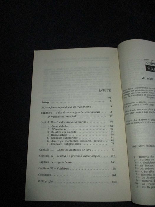 Livro Os vulcões e a deriva dos continentes Haroun Tazieff