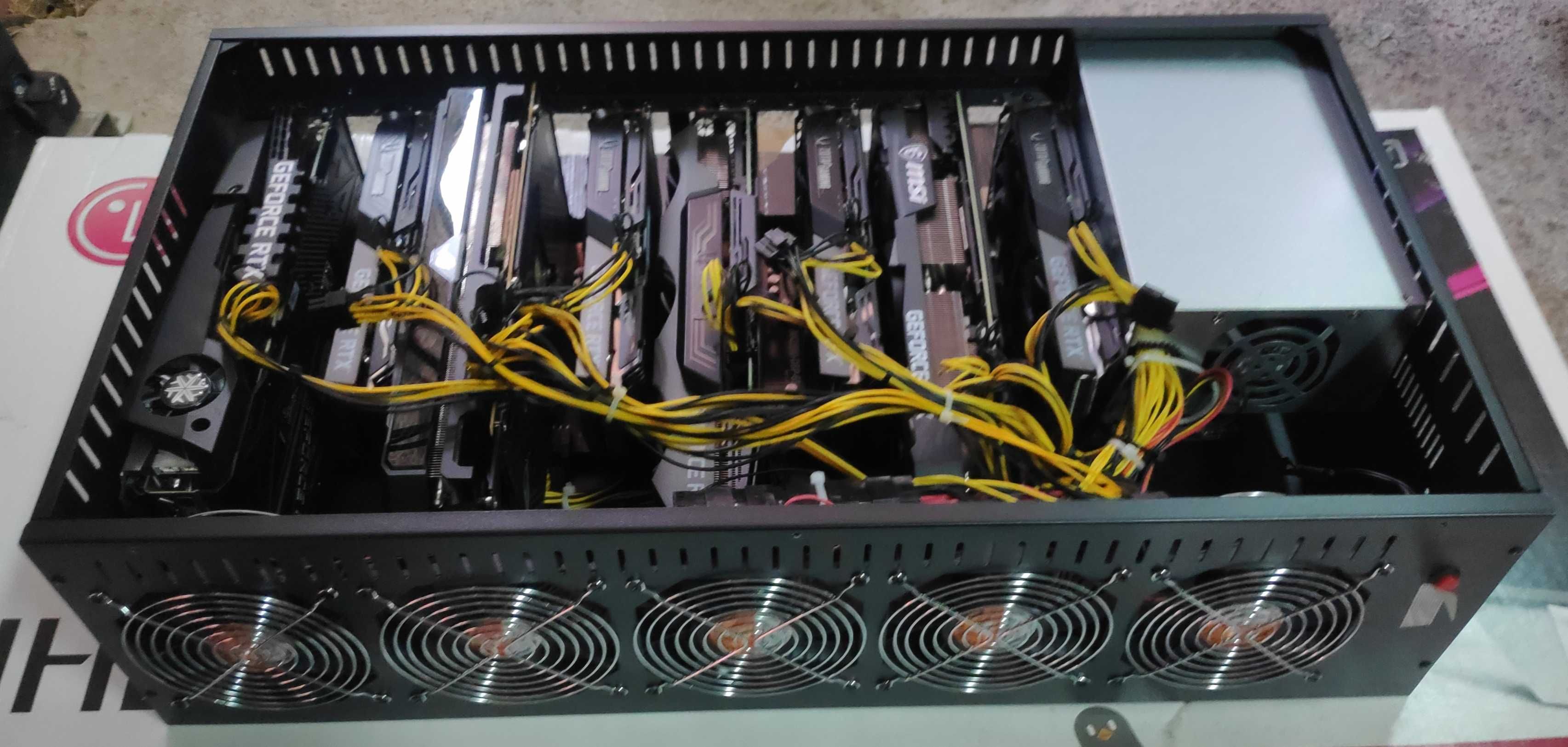 Mining Rig 5 GPUS [290Mh/s]