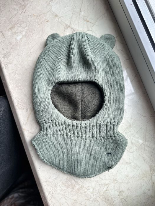 Шапка балаклава шолом з вушками на фліс підкладці talvi 1 2 роки шлем