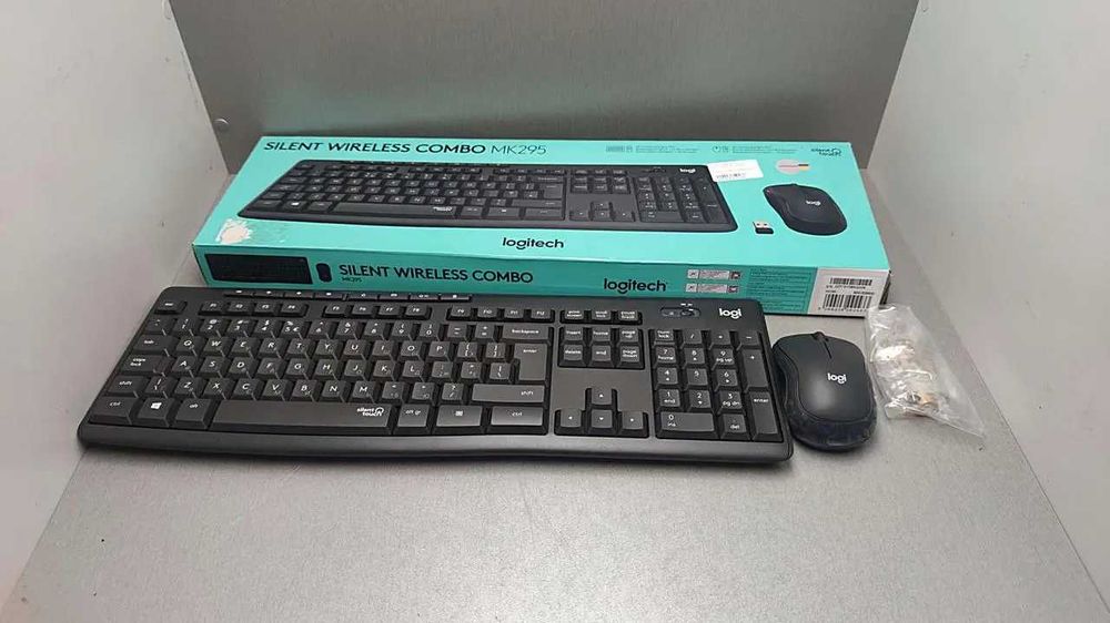 Комплект Безшумна клавіатура та мишка Logitech MK295 Silent UA
