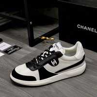 Кроссовки Chanel оригинал мужские женские кожа премиум