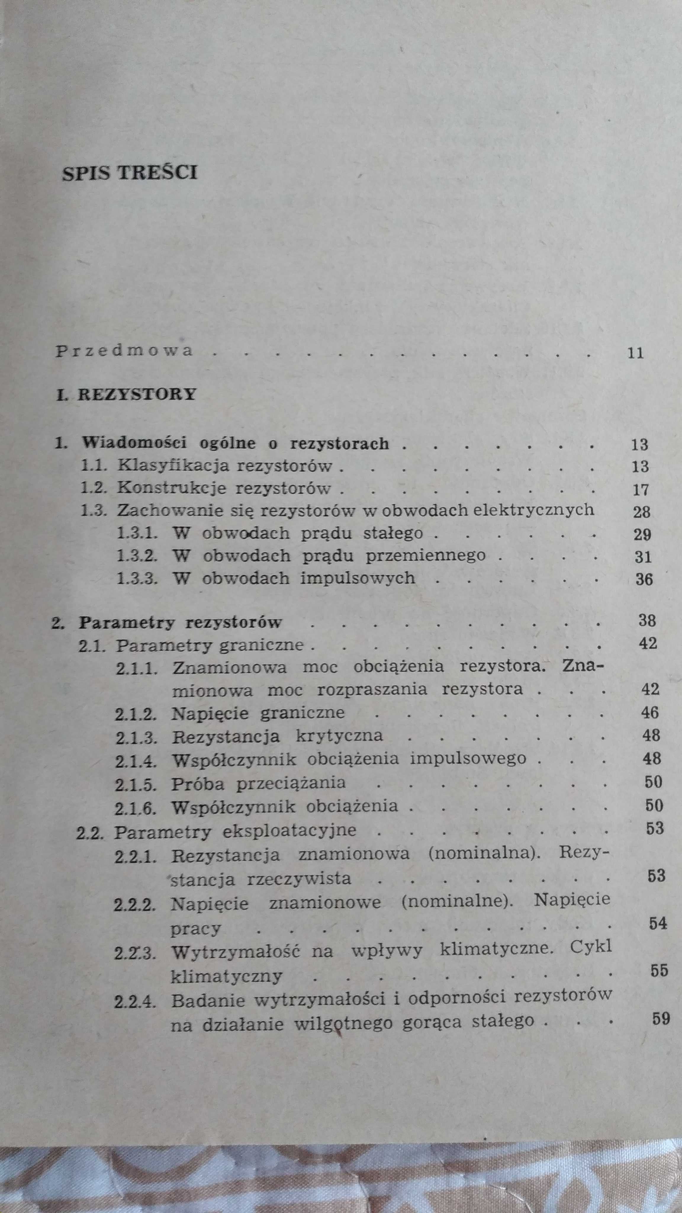 Książka Kossakowski J. (1979). Elementy dyskretne RC poradnik.