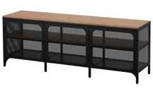 FJÄLLBO - Szafka pod TV, czarny, 150x36x54 cm