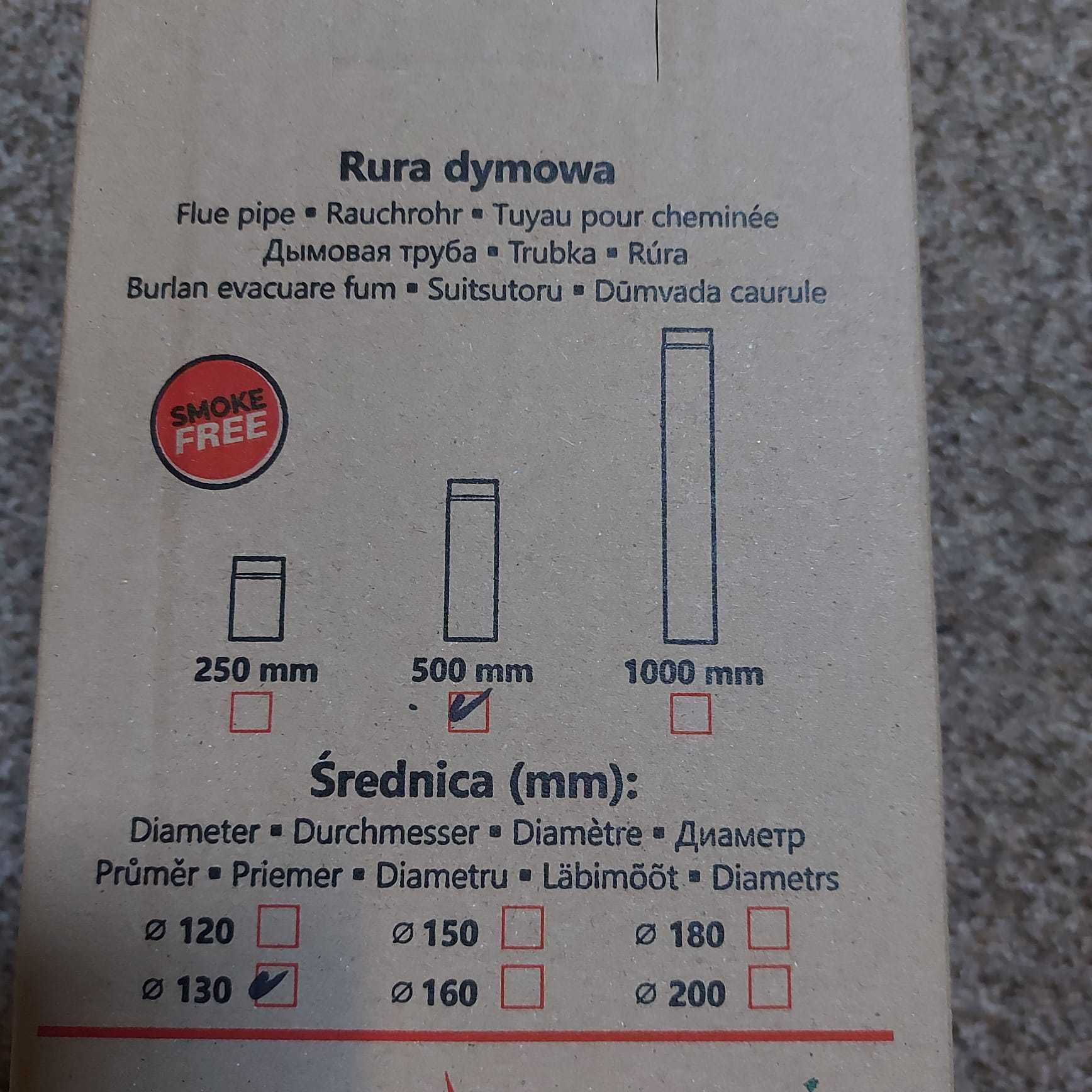 Rura dymowa kominowa przyłączeniowa