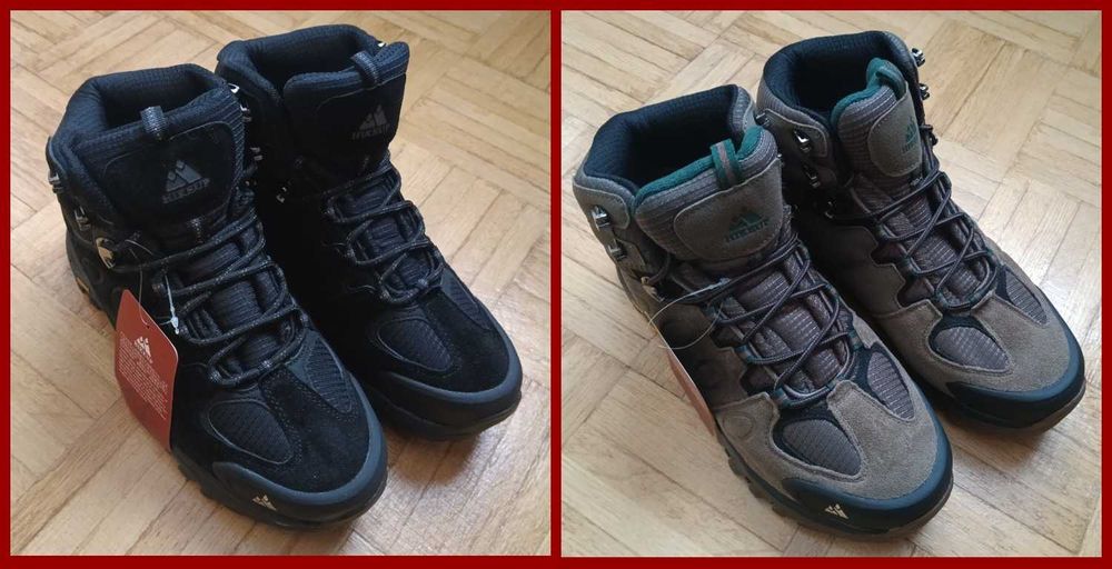 Новые мужские трекинговые ботинки HikeUp (замша, еврозима). Уценка!