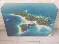 Quadro embalado ainda